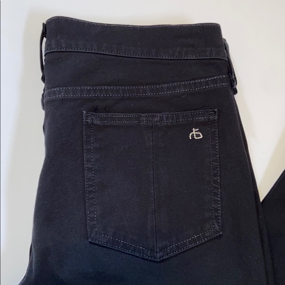 Rag & Bone black skinny jeans in Equestrian wash - Picture 3 of 11